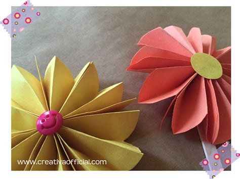 hacer flores de papel facil